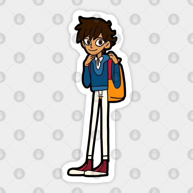 Off to college Sticker by KO-of-the-self